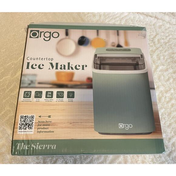 Orgo Products The Sierra Countertop Ice Maker, Bullet Shaped Ice Type, Excellent - Picture 4 of 9